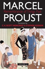 Buy Marcel Proust Vol 2 - Remembrance of Things Past