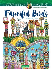 Buy Creative Haven Fanciful Birds Coloring Book