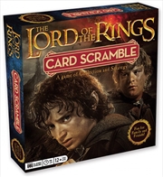 Buy Lord Of The Rings Card Scramble Board Game