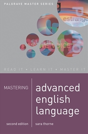 Buy Mastering Advanced English Language