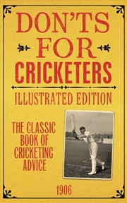 Buy Don'ts For Cricketers: Illustrated Edition