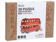 Buy Diy London Tour Bus 3D Kit