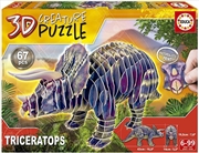 Buy 3D Creature Puzzle Triceratops