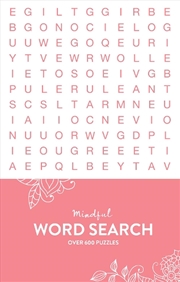 Buy Mindful 600 Puzzles - Word Search - Pastel Pink