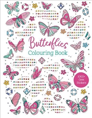 Buy Gem Sticker Colouring Book - Butterflies