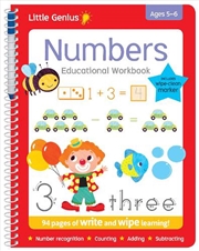 Buy Little Genius Write and Wipe Bind Up - Numbers