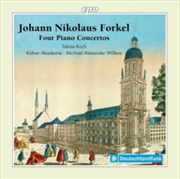 Buy Johann Nikolaus Forkel: Four Piano Concertos