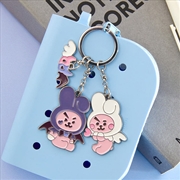 Buy Bt21 - Angel & Villain Metal Keyring Cooky