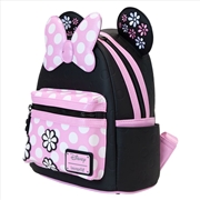 Buy Loungefly Disney - Minnie Floral Rock the Dots Mini Backpack