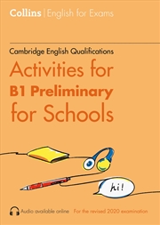 Buy Activities For B1 Preliminary For Schools