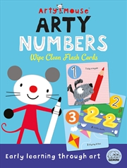 Buy Arty Mouse Arty Numbers Wipe Clean Flash Cards