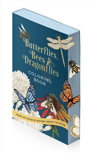 Buy Butterflies, Bees & Dragonflies Coloring Book