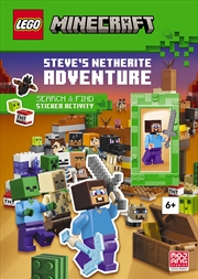 Buy Lego Minecraft: Steve’S Netherite Adventure