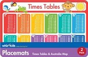 Buy Whiz Kids Placemat Pk Times Table & Australia Map