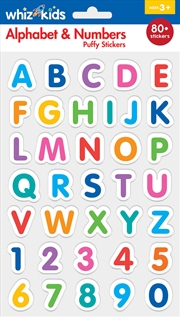 Buy Whiz Kids Puffy Stickers - Alphabet and Numbers