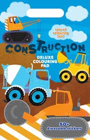 Buy Deluxe Colouring Pad - Construction (A4)