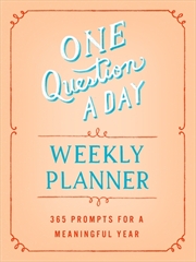 Buy One Question a Day Weekly Planner