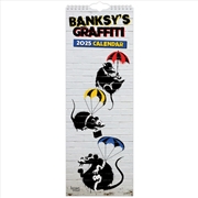 Buy Banksy's Graffiti 2025 Slimline Calendar