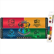 Buy Harry Potter - Hogwarts Shields - XXL Gaming/Desk Mat