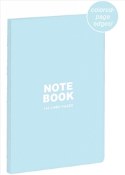 Buy Pastel Blue A5 Notebook: Lined Paper