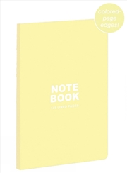 Buy Pastel Yellow A5 Notebook: Lined Paper