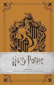 Buy Harry Potter: Hufflepuff Ruled Pocket Journal