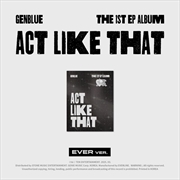 Buy Genblue - 1st Ep Album [Act Like That] (Ever Music Ver.)