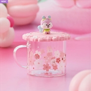 Buy Bt21 - Baby Spring Fairy Glass Cup & Lid(340Ml) Mang