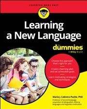 Buy Learning A New Language For Dummies