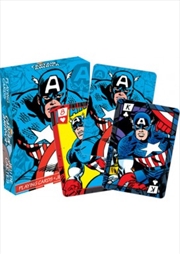 Buy Marvel Captain America Comics Playing Cards