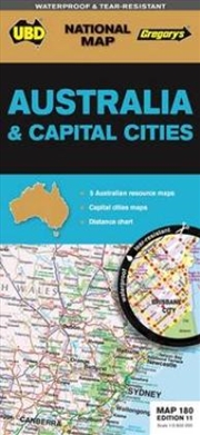 Buy Australia & Cities Map 180 11th ed (waterproof)