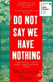 Buy Do Not Say We Have Nothing