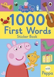 Buy Peppa Pig: 1000 First Words Sticker Book