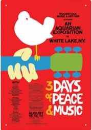 Buy Woodstock Tin Sign