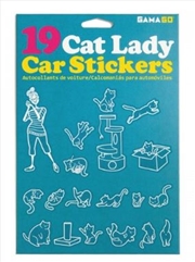 Buy GAMAGO Cat Lady Car Stickers