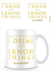 Buy Game Of Thrones - Drink And Know Things
