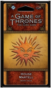 Buy A Game of Thrones LCG House Martell Intro Deck
