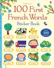 Buy 100 First Words in French Sticker Book