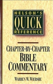 Buy Nelson's Quick Reference Chapter-by-Chapter Bible Commentary