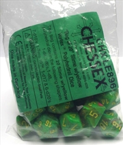 Buy BULK Vortex Bag of 20 Polyhedralc - Slime/Yellow