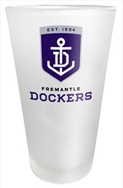 Buy AFL Frosted Glass Fremantle Dockers