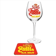 Buy Gold Coast Suns Suns Wine & Coaster