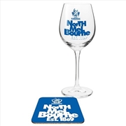 Buy North Melbourne Kangaroos Wine & Coaster