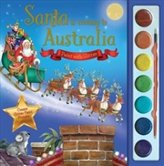 Buy Santa is Coming to Australia Paint with Glitter