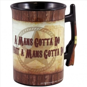 Buy John Wayne Rifle Handle Mug