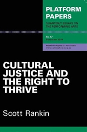 Buy Platform Paper 57: Cultural Justice and the Right to Thrive