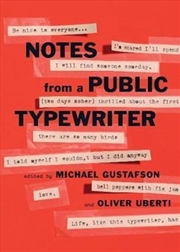 Buy Notes from a Public Typewriter