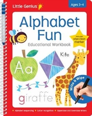 Buy Little Genius Wipe Clean Work Books with Pen - Alphabet Fun