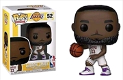 Buy NBA: Lakers - Lebron James (White Uniform) Pop!