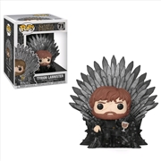 Buy Game of Thrones - Tyrion on Iron Throne Pop! Deluxe